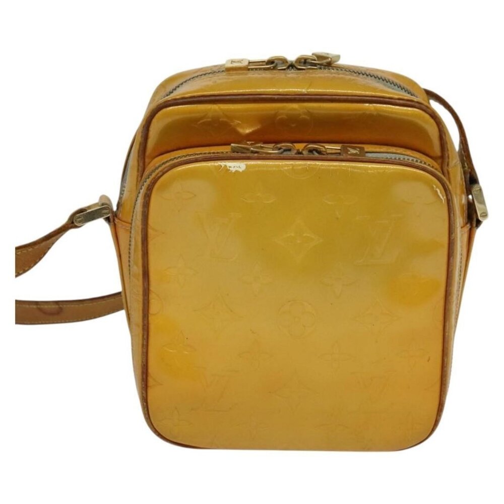 Authentic LOUIS VUITTON Monogram Vernis Wooster Shoulder Bag Gris M91036 LV - Picture 5 of 16